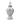 Delfware Blue and White Garniture of Five Vases - Brillig & Borogove | Fine Interiors