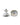 Delfware Blue and White Garniture of Five Vases - Brillig & Borogove | Fine Interiors