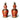 Pair of Berlin Fayence Vases with Covers in Imitation Lacquer, 19th-century - Brillig & Borogove | Decorative Antiques & Wallpapers