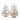 Pair of French Six - Light Girandoles - Brillig & Borogove | Decorative Antiques & Wallpapers