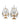 Pair of French Six - Light Girandoles - Brillig & Borogove | Decorative Antiques & Wallpapers