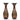 Pair of Japanese (Meiji Period) Lacquer Porcelain Vases - Brillig & Borogove | Fine Interiors